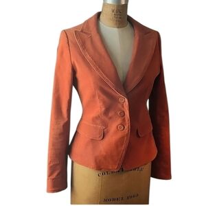 H&M size 6 corduroy/velveteen blazer. Runs small, like a 4.